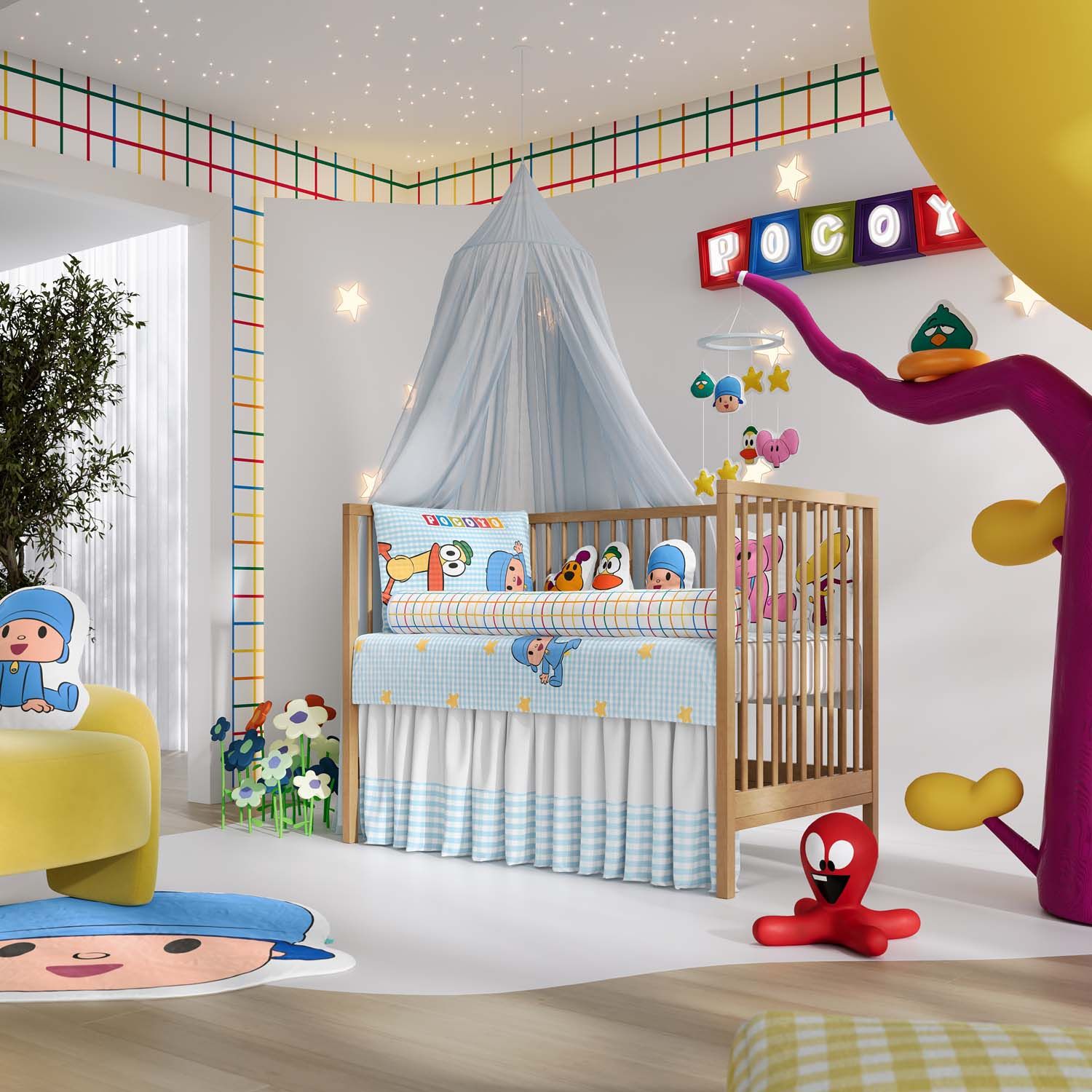 Saia de Berço Pocoyo