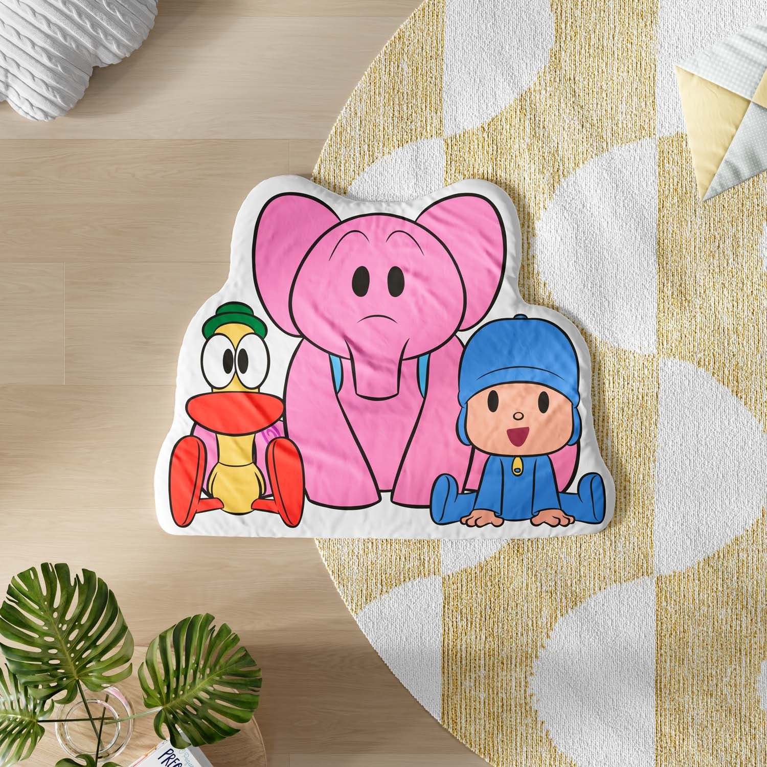 Tapete Pocoyo Elly e Pato 71cm