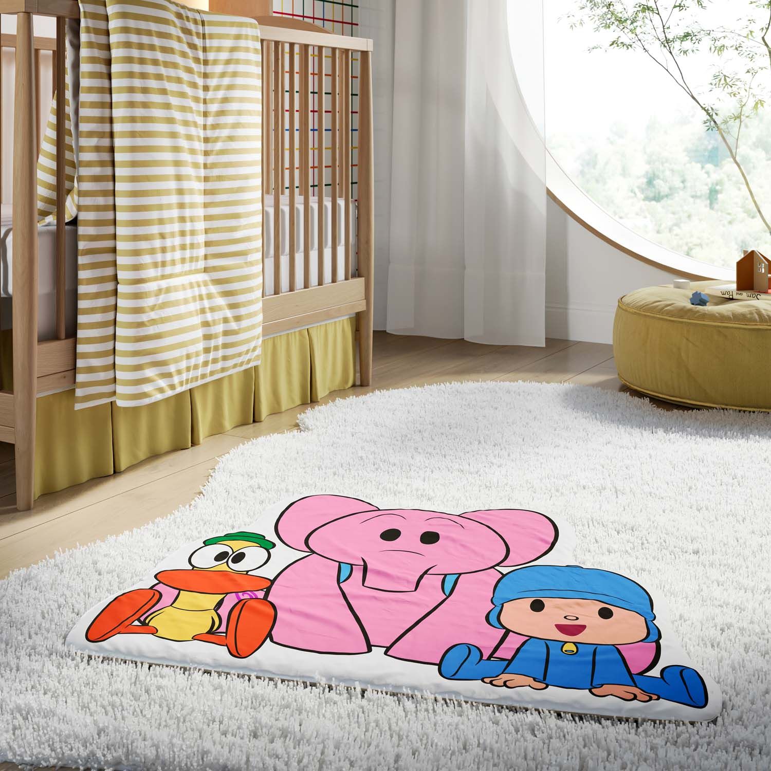Tapete Pocoyo Elly e Pato 71cm