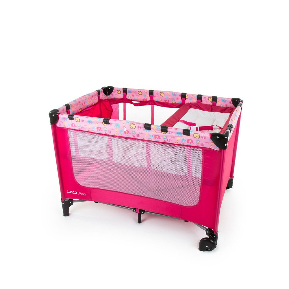 Berço Portátil Happy Cinza