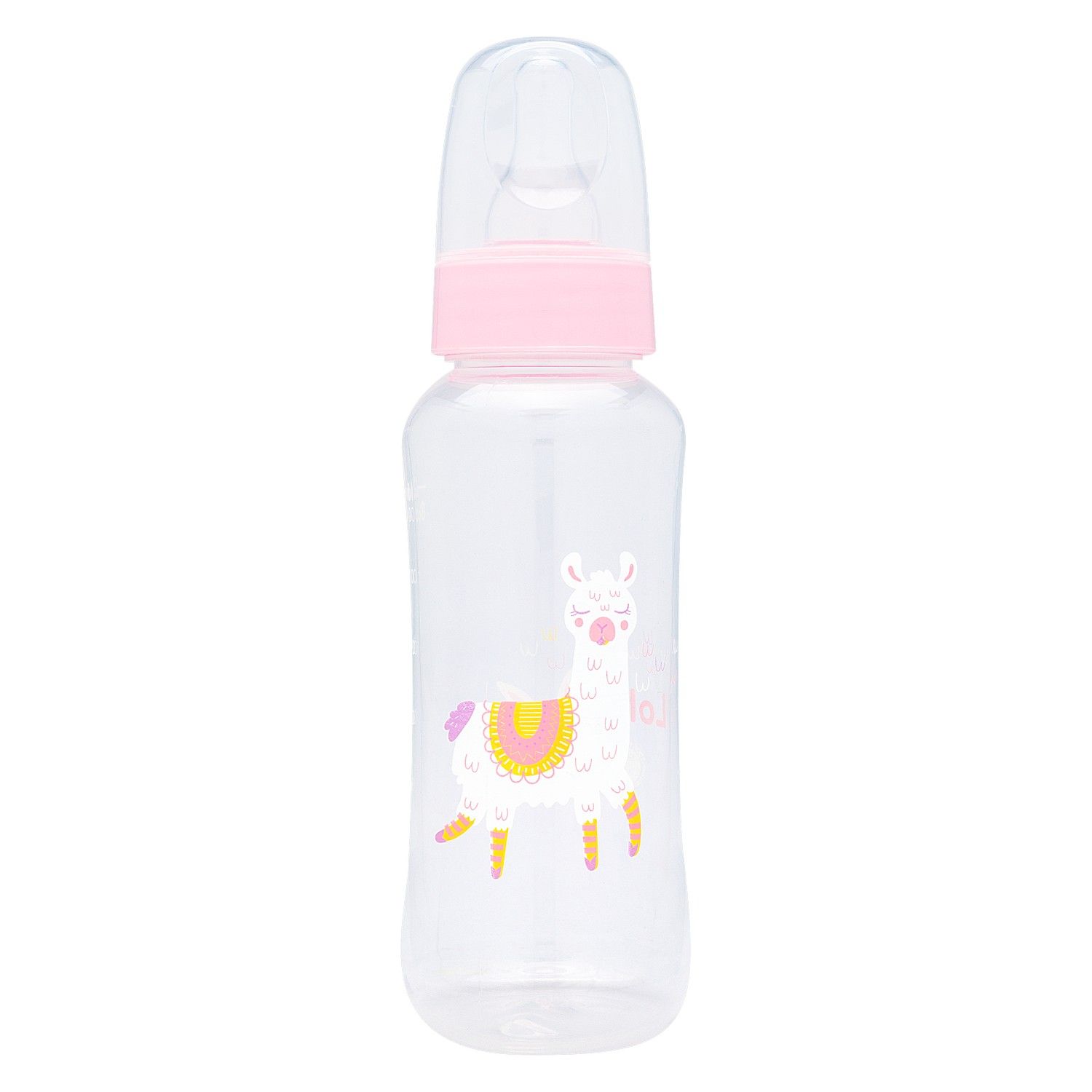 Mamadeira Zoo Bico Silicone Rosa 250ml