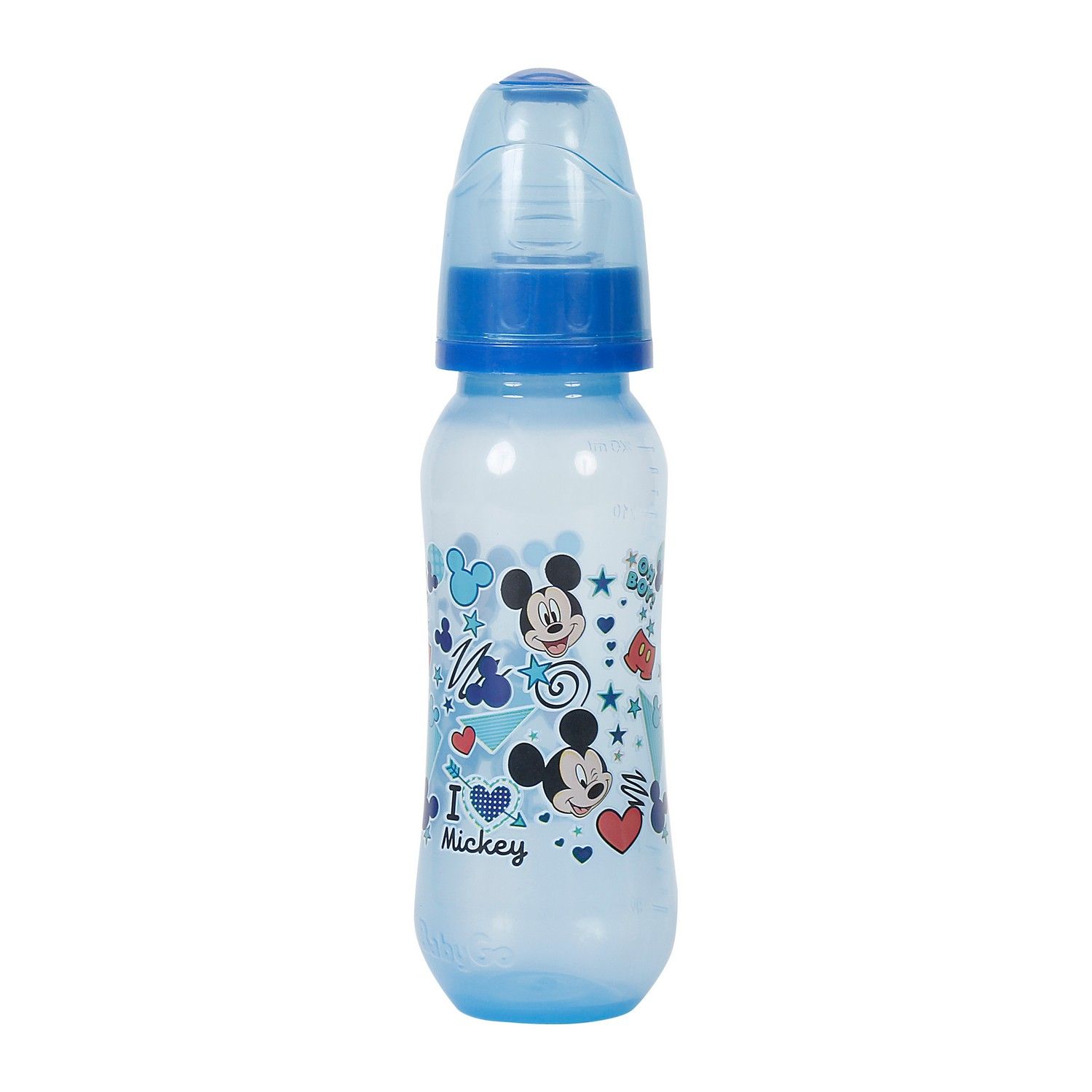 Mamadeira Mickey Mouse Bico Ortodôntico 240ml