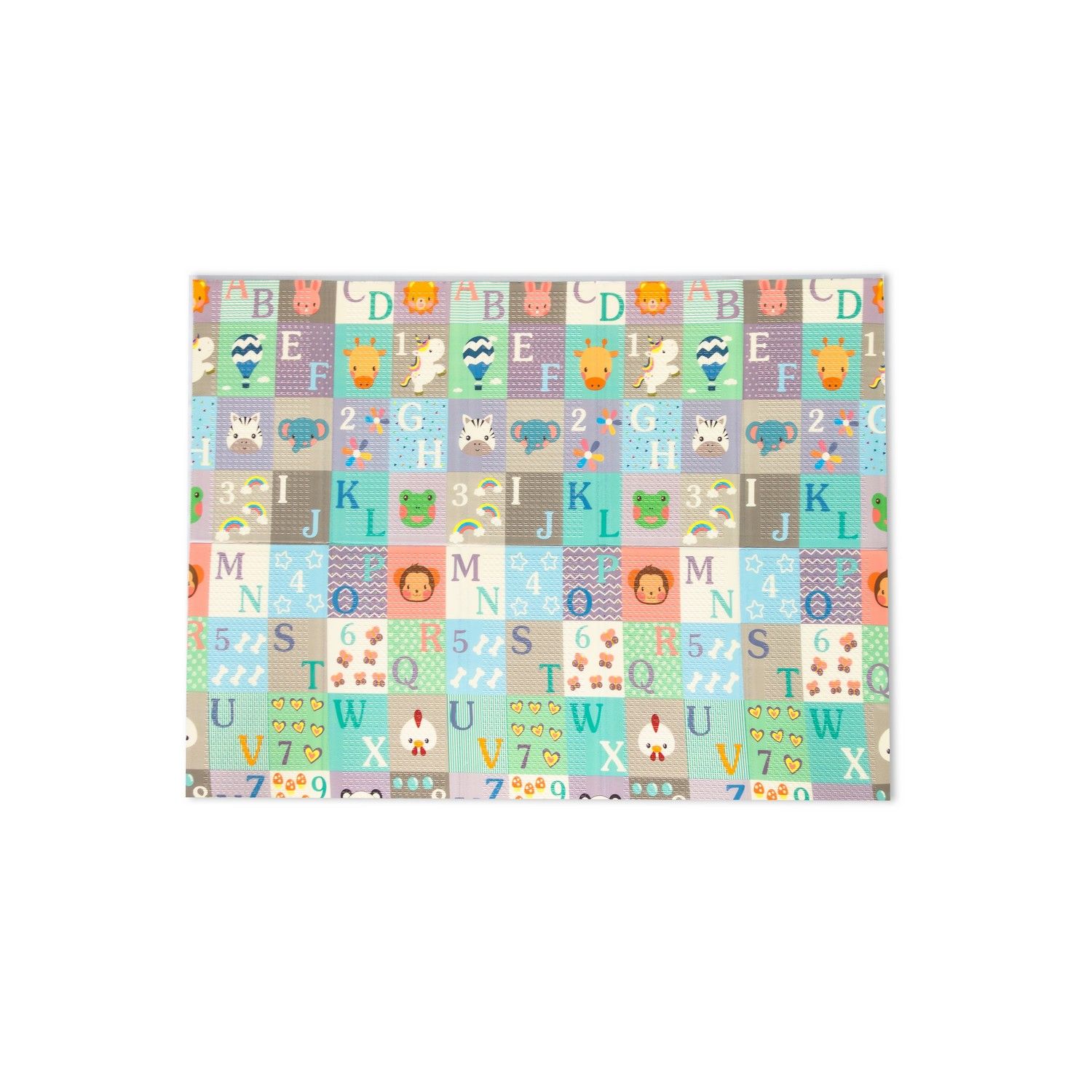 Tapete Infantil Dobrável ABC Bichinhos na Cidade 200 x 150cm