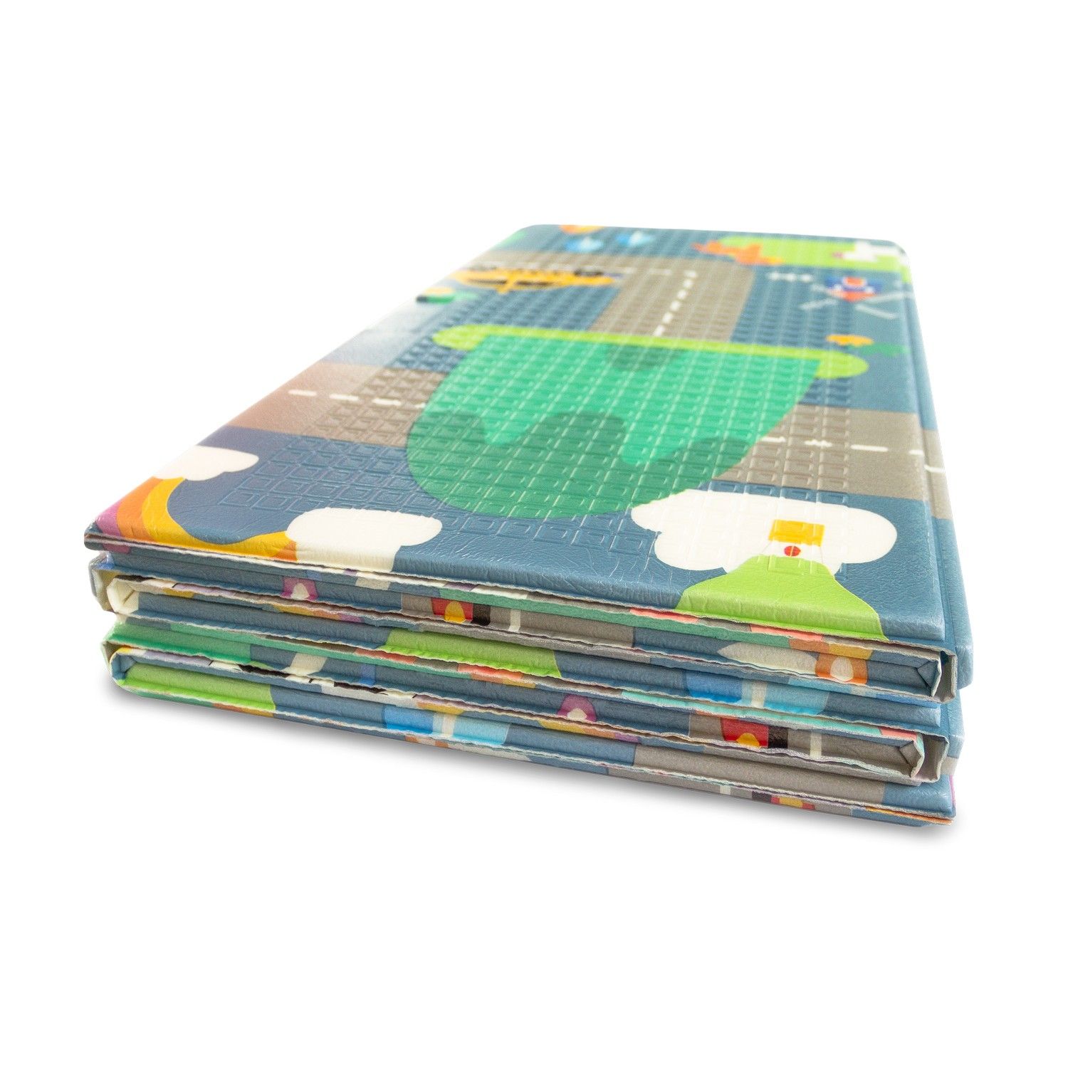 Tapete Infantil Dobrável ABC Bichinhos na Cidade 200 x 150cm