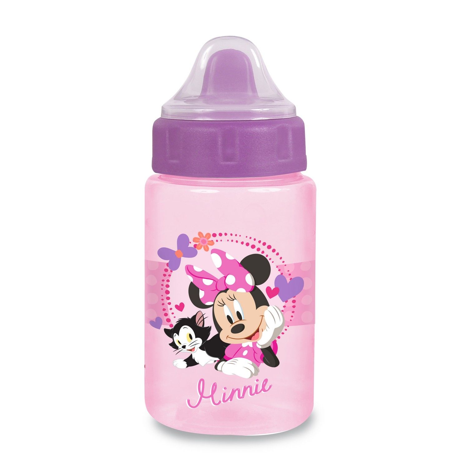 Copo Minnie Mouse com Tampa 340ml 