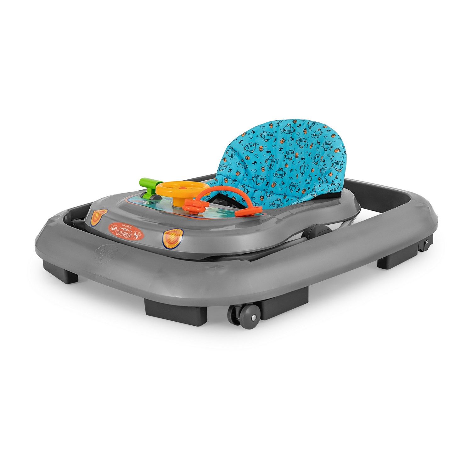 Andador Explorador Azul e Cinza