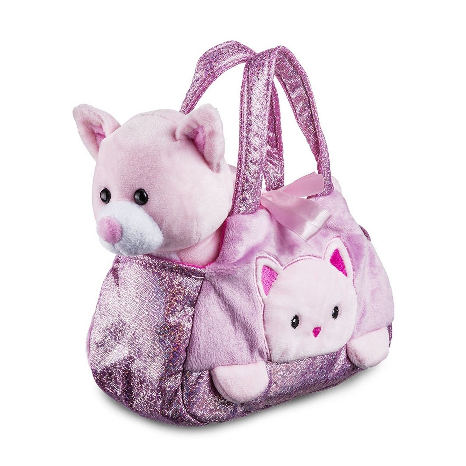 Gatinho de Pelúcia com Bolsa