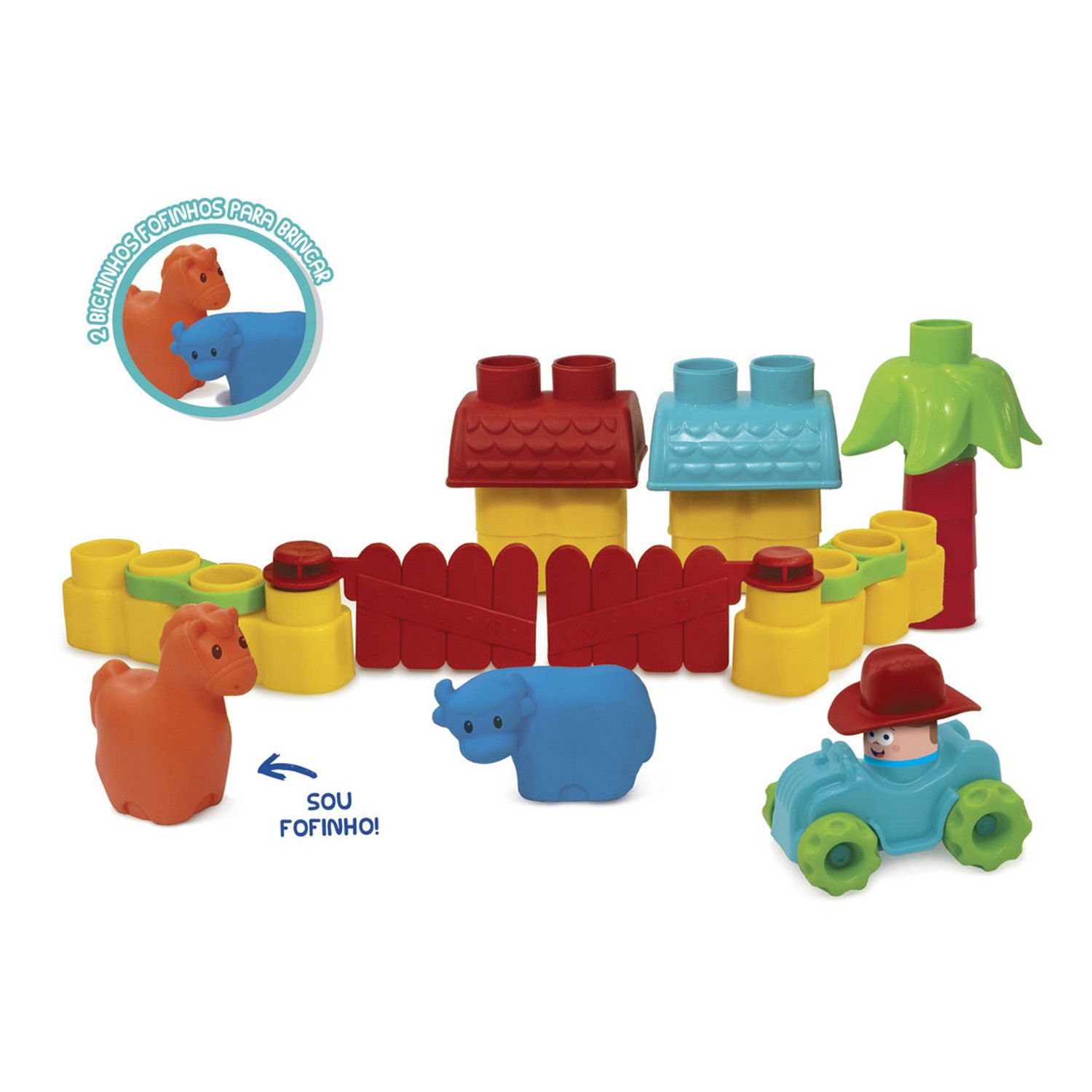 Blocos Fofos Fazendinha