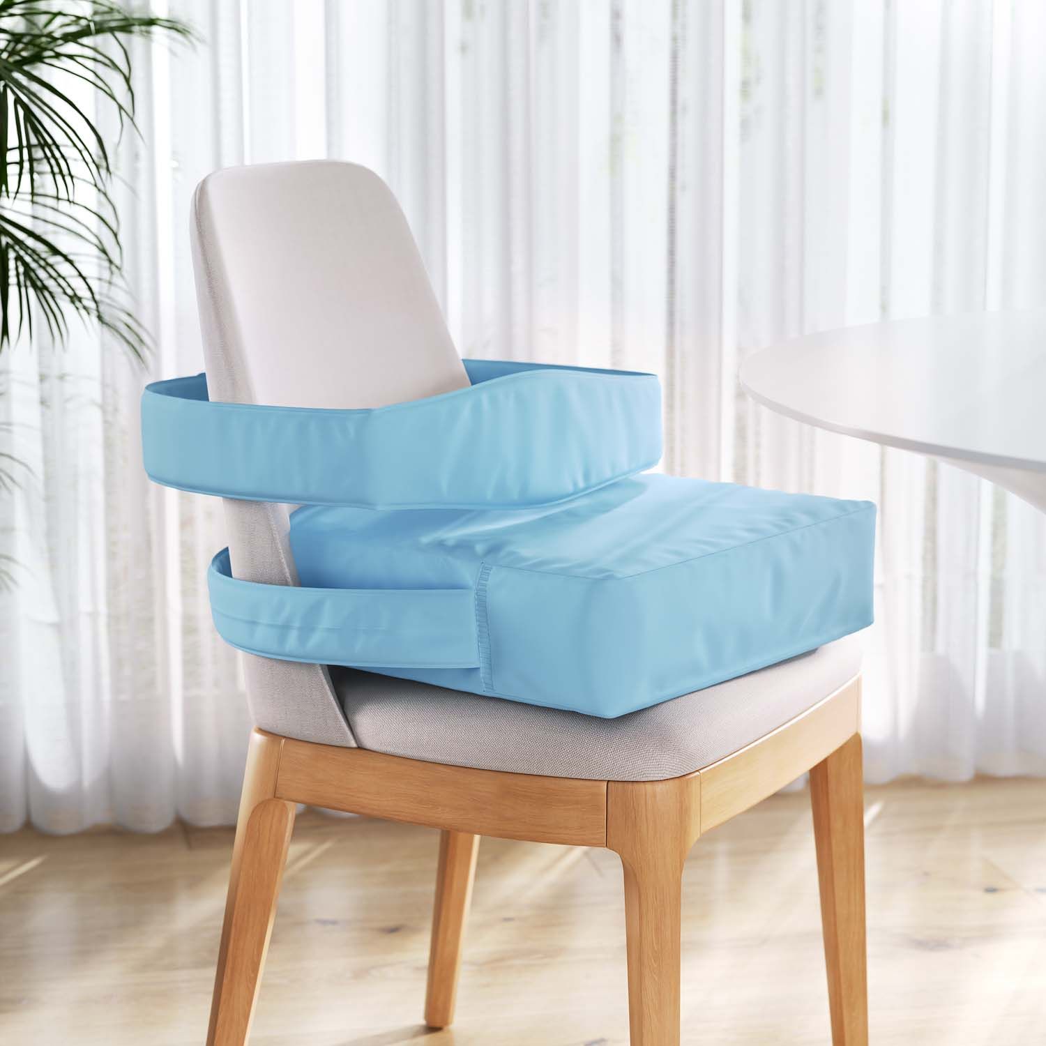 Assento de Elevação Alimentação com Cinto Rosa