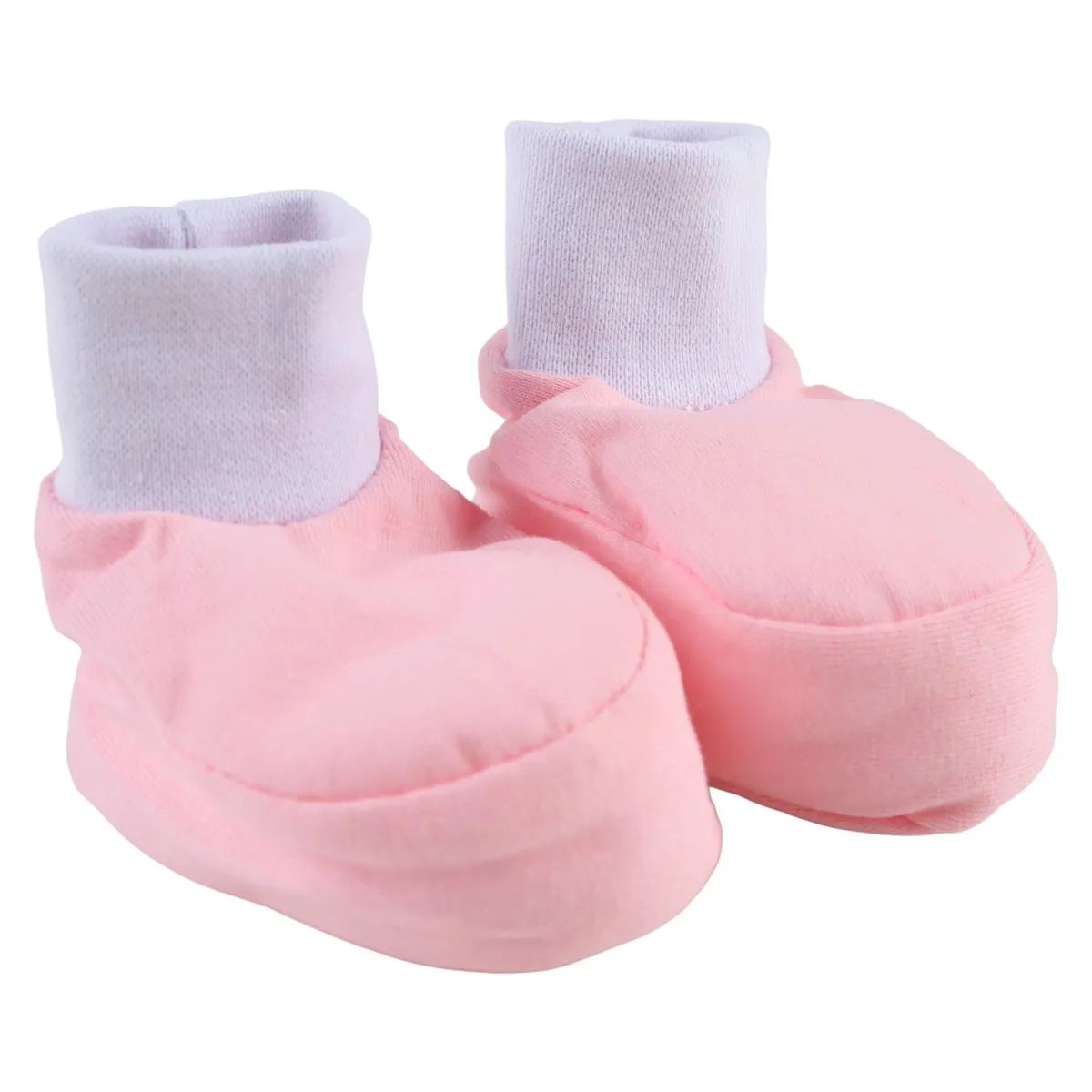 Pantufa Bebê Chutinho Liso Rosa Claro