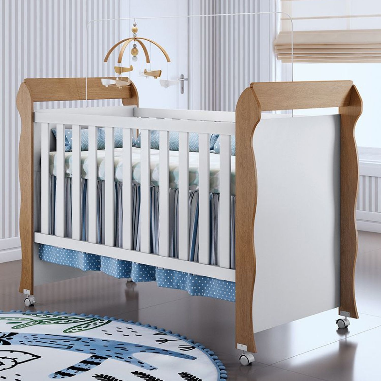 Berço Americano Branco Mirelle