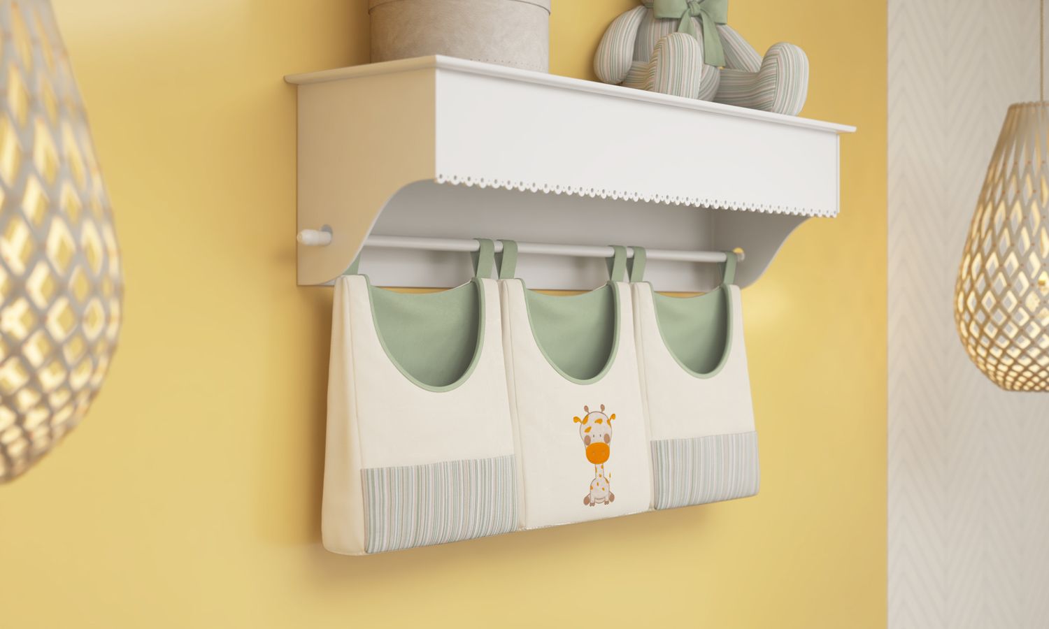 Porta Fraldas Varão Brincadeira na Selva