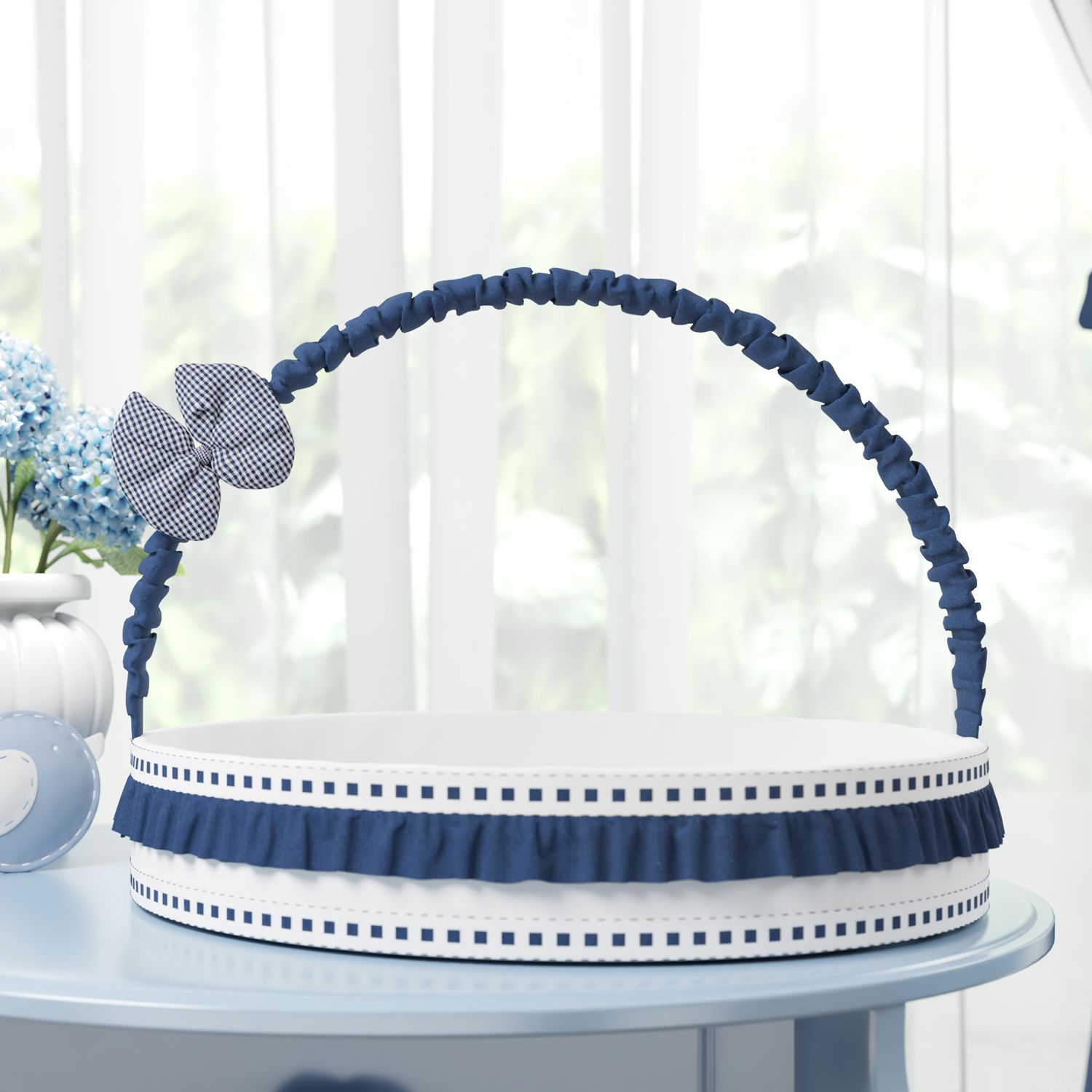 Cesta Ursinho Clássico Marinho