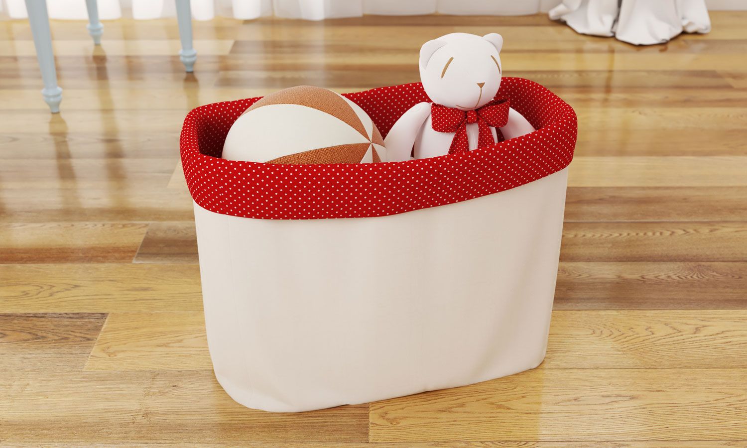 Cesto Organizador para Brinquedos Chapeuzinho Vermelho 35cm