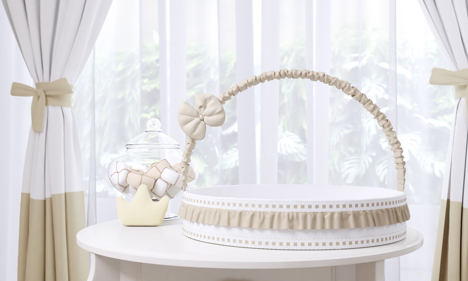 Cesta Ursinho Clássico Marinho