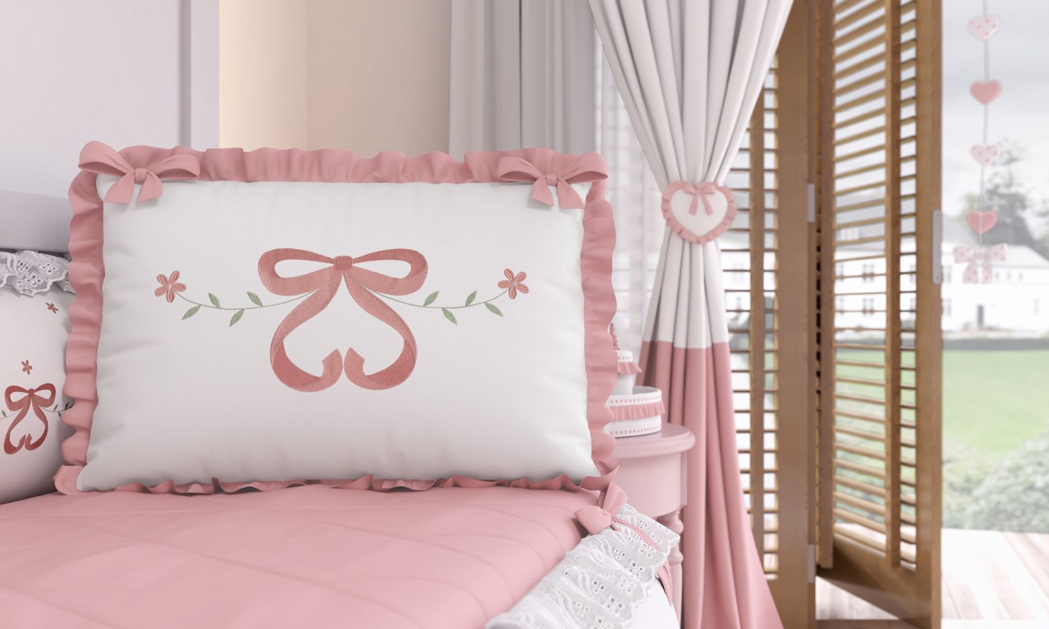 Kit Berço Sophia Rosé