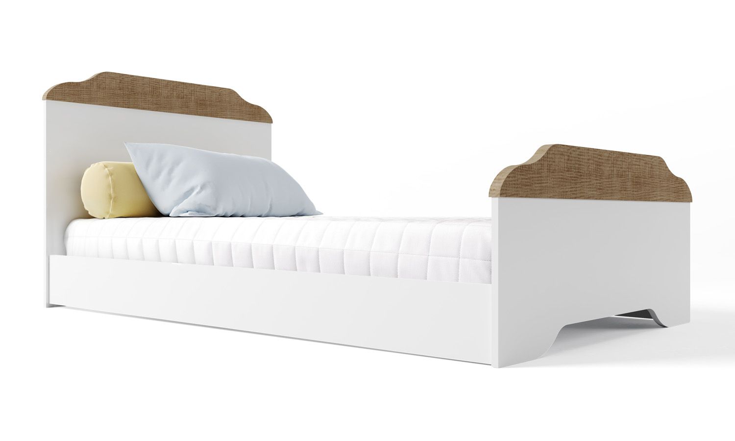 Berço Americano Branco Mel