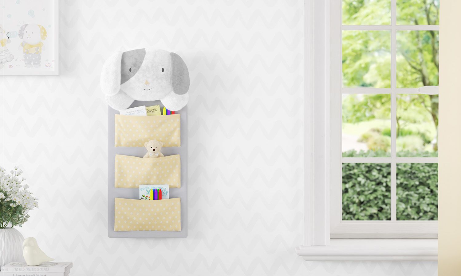 Organizador de Berço Amiguinha Cachorrinha