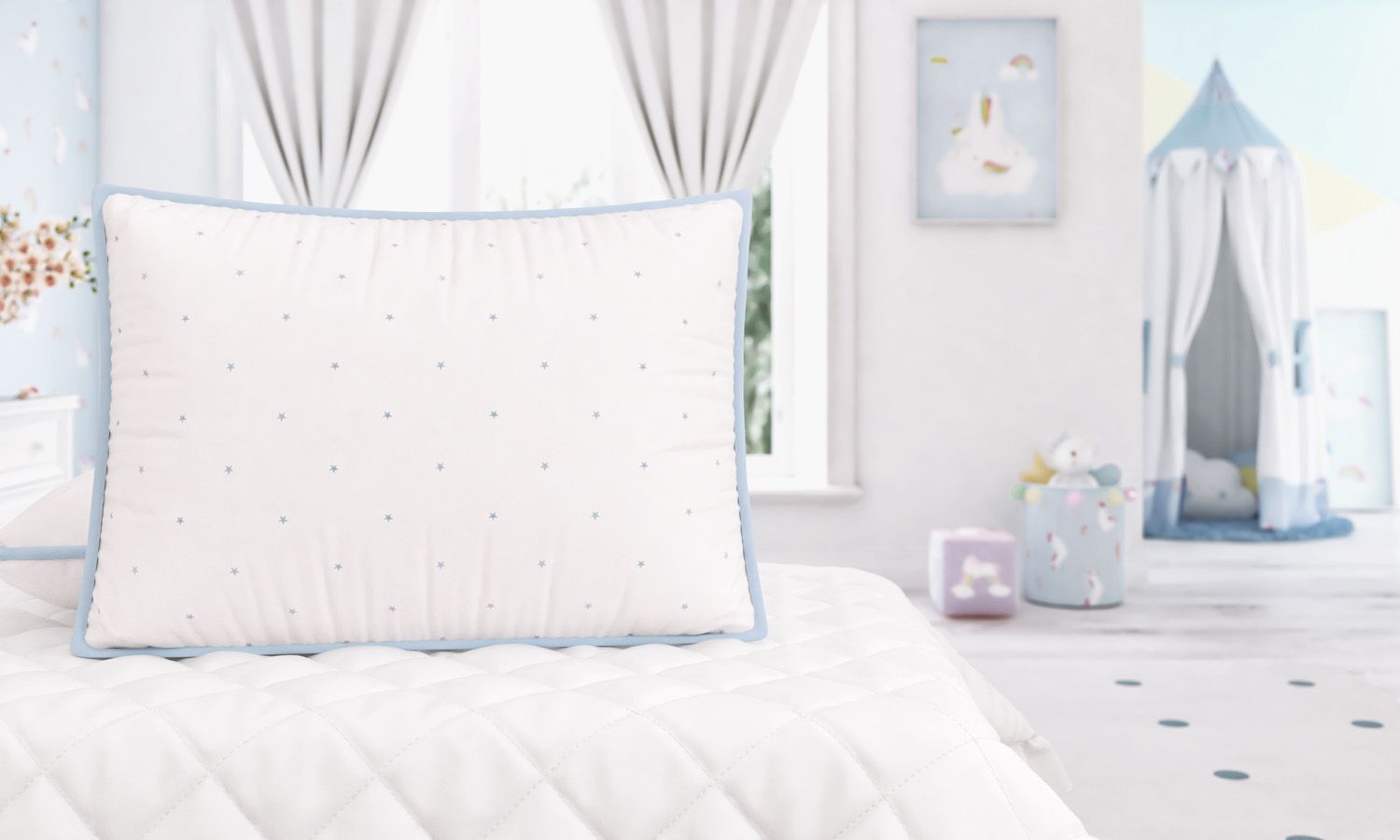 Jogo de Lençol Infantil Solteiro Amiguinhas Unicórnio