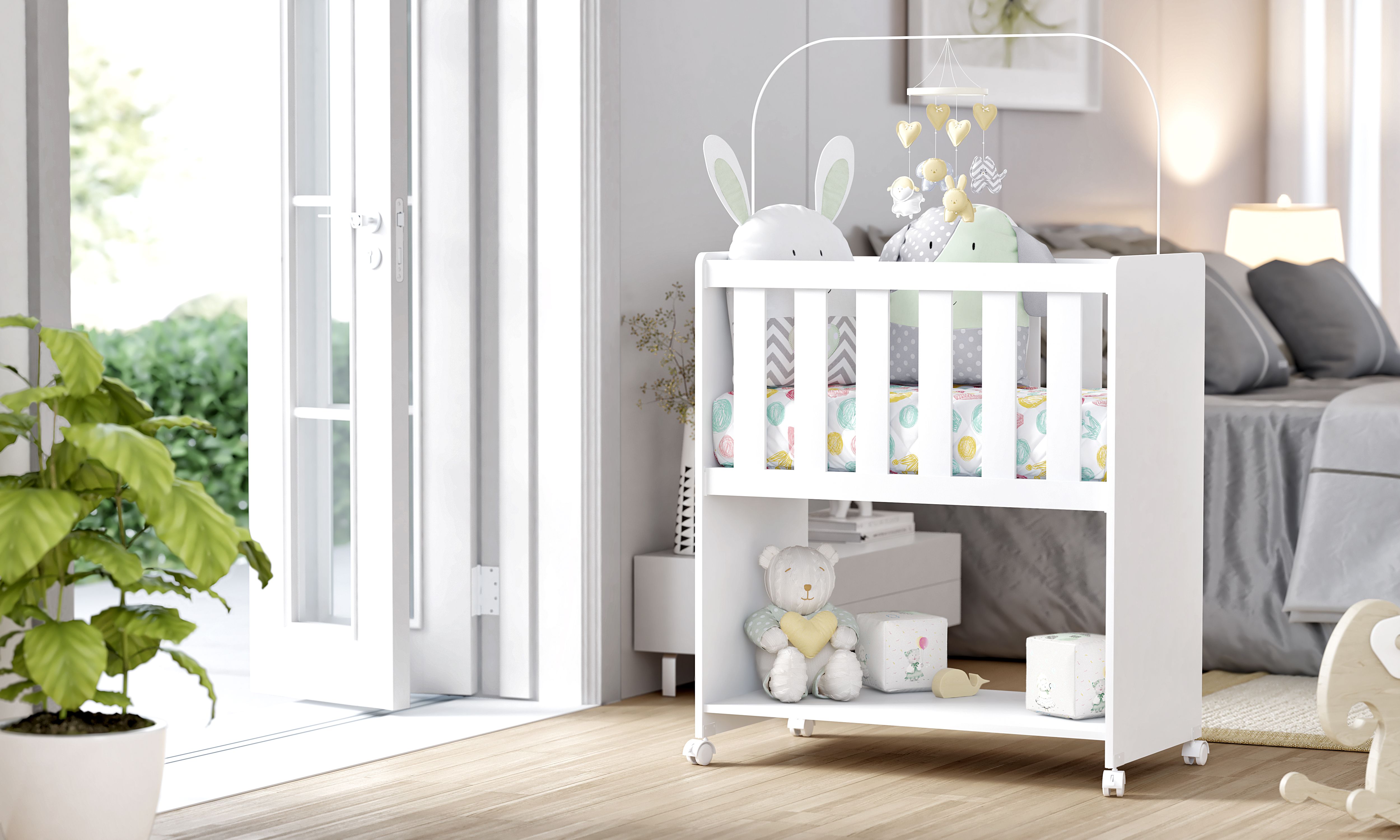 Mini Berço Branco Bianco