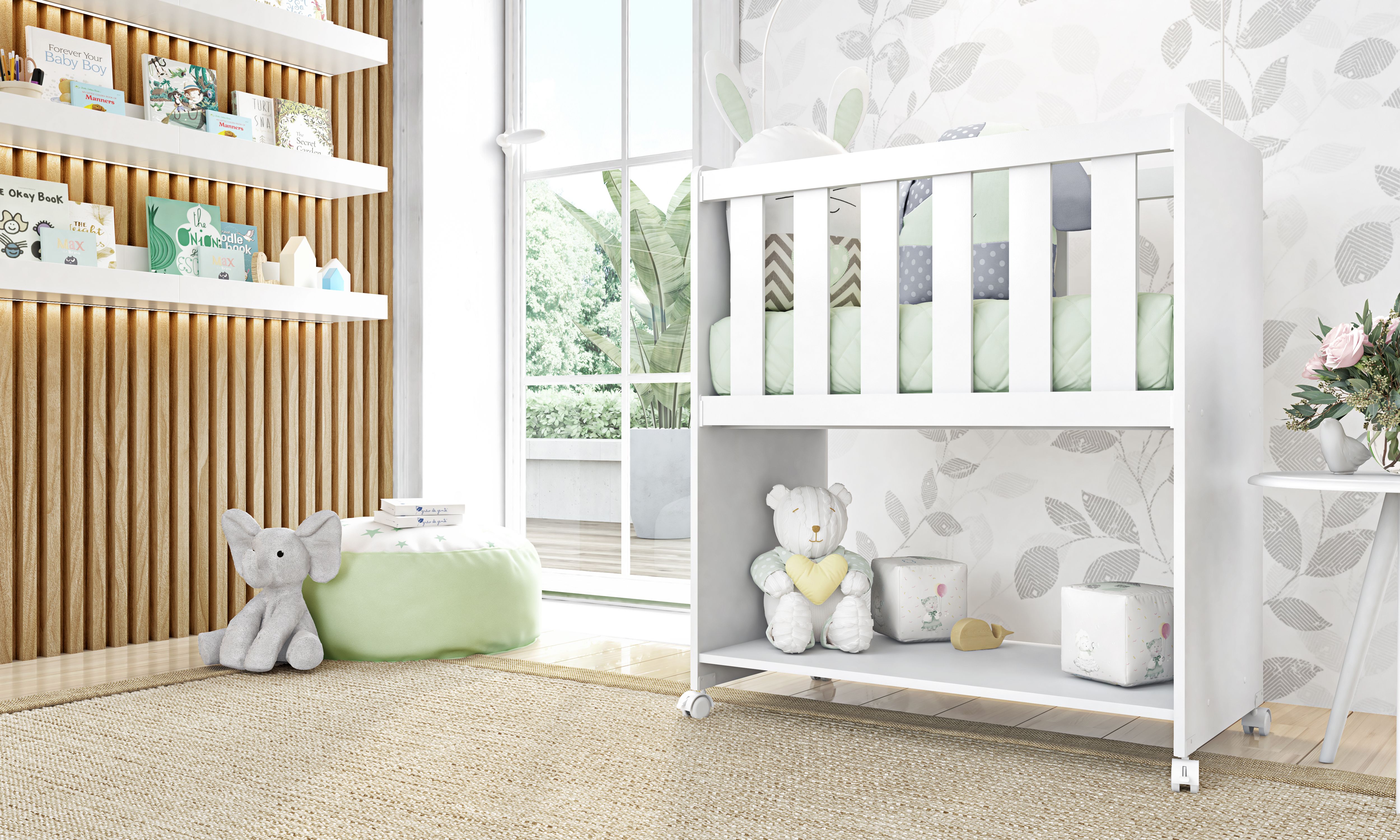 Mini Berço Branco Bianco