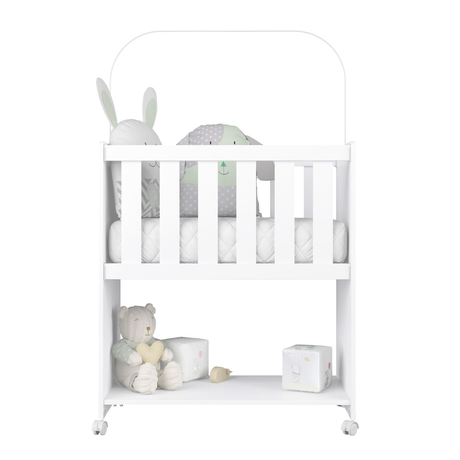 Mini Berço Branco Bianco