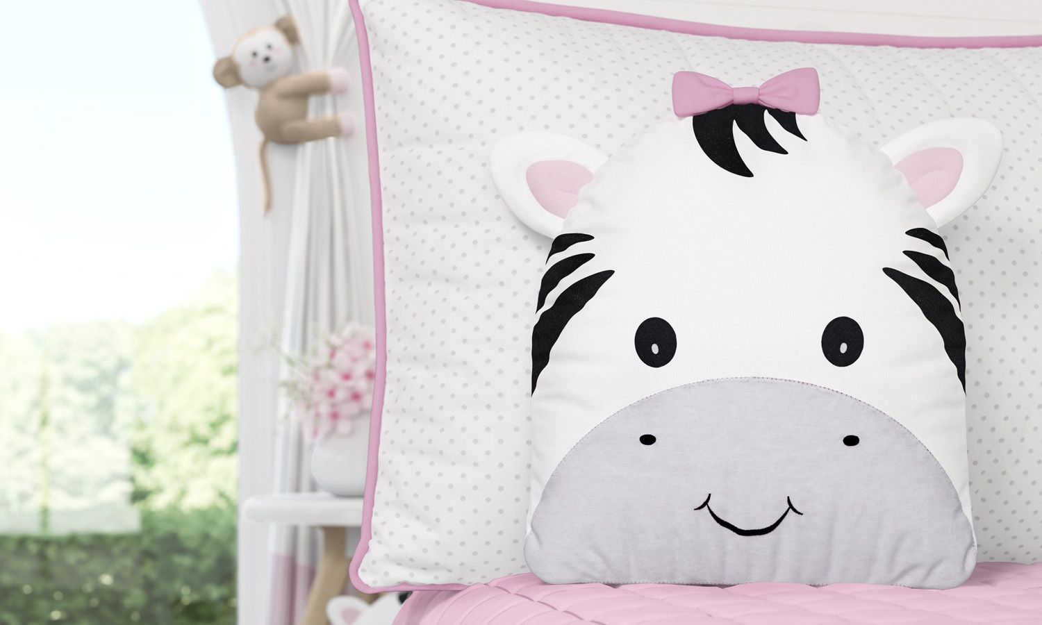 Almofada Amiguinha Zebra 32cm